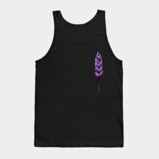 Purple Wheat Watercolor Art Tank Top